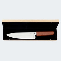 Faca Cimo Oiti Chef 8” Inox Cabo Madeira Com Estojo - 3001/8 E